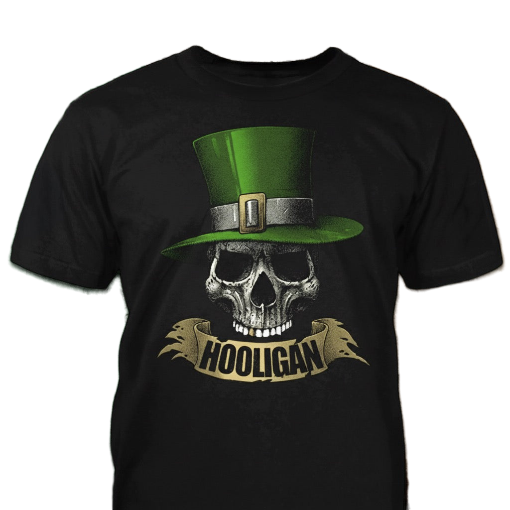 Hooligan distressed graphic men's T-shirt - view 9 - Reborn XII