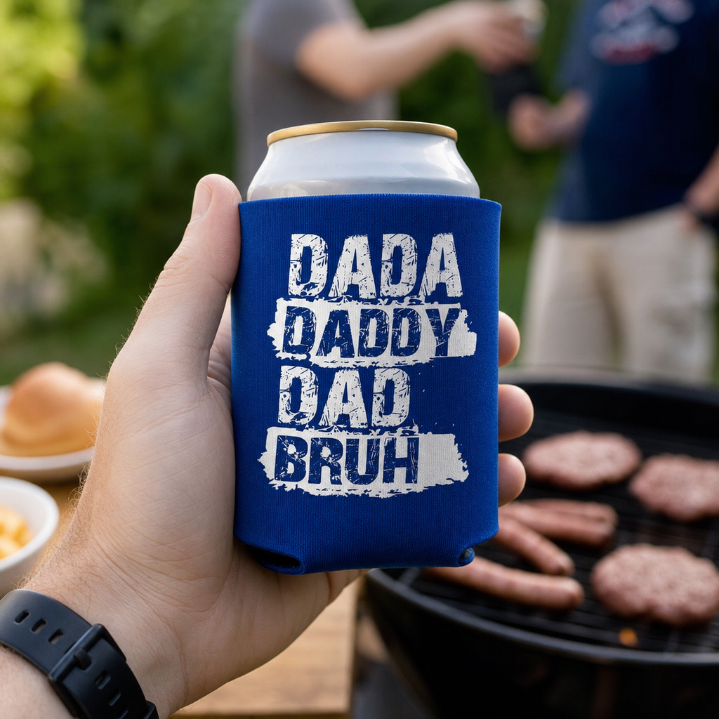 Dada, Daddy, Dad, Bruh - Can Cooler 6-Pack