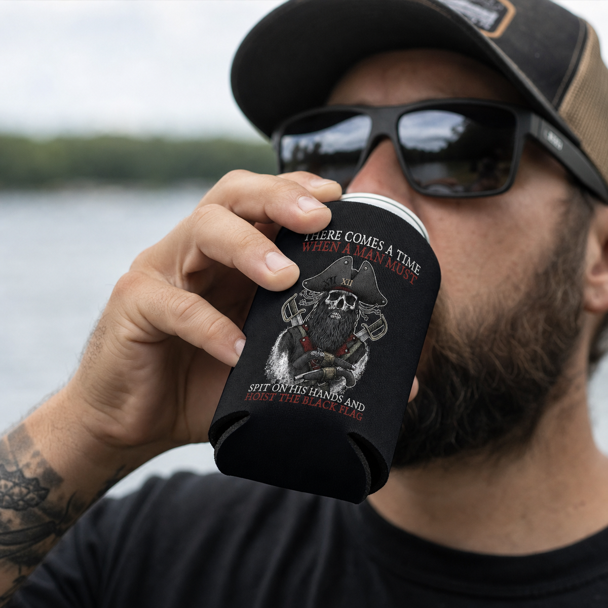 Hoist The Black Flag - Can Cooler 6-Pack