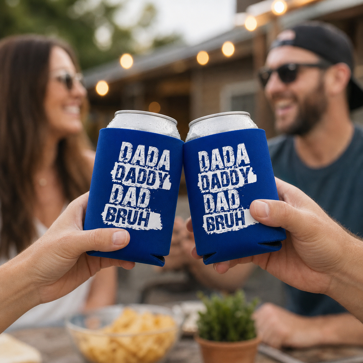 Dada, Daddy, Dad, Bruh - Can Cooler 6-Pack