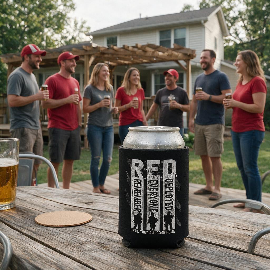 Remember Everyone Deployed - Can Cooler 6-Pack