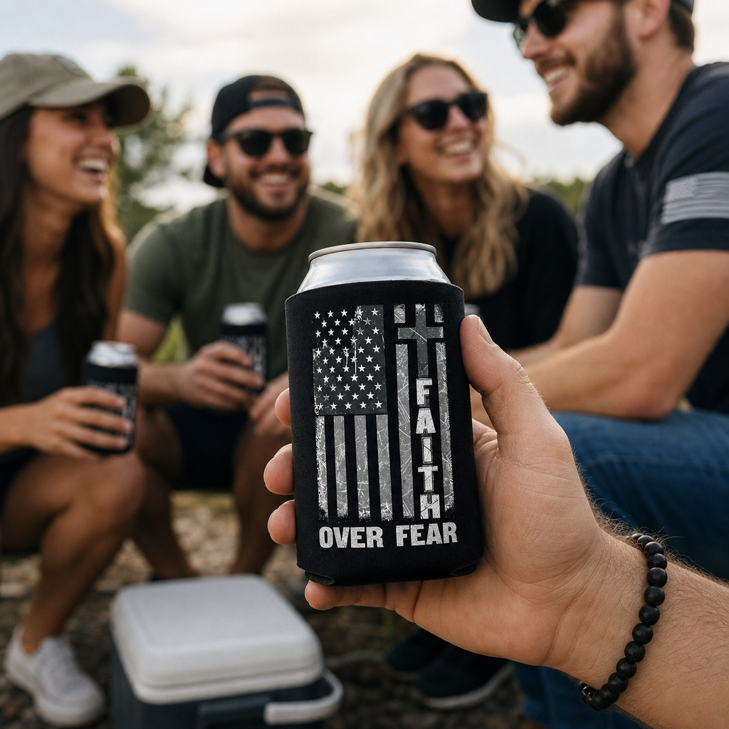Cross Of Courage - Can Cooler 6-Pack