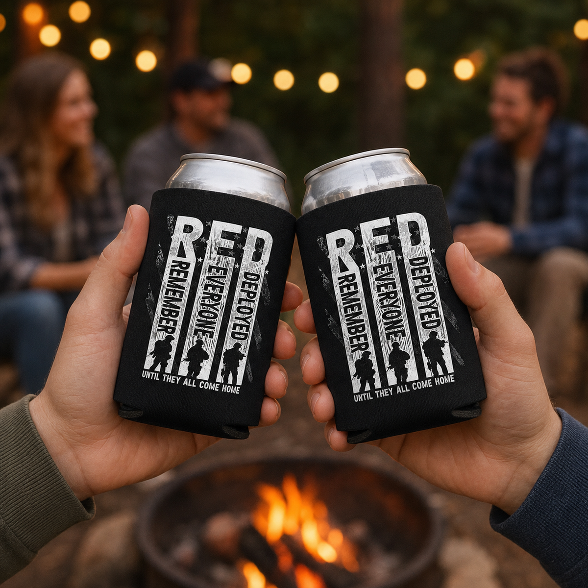 Remember Everyone Deployed - Can Cooler 6-Pack