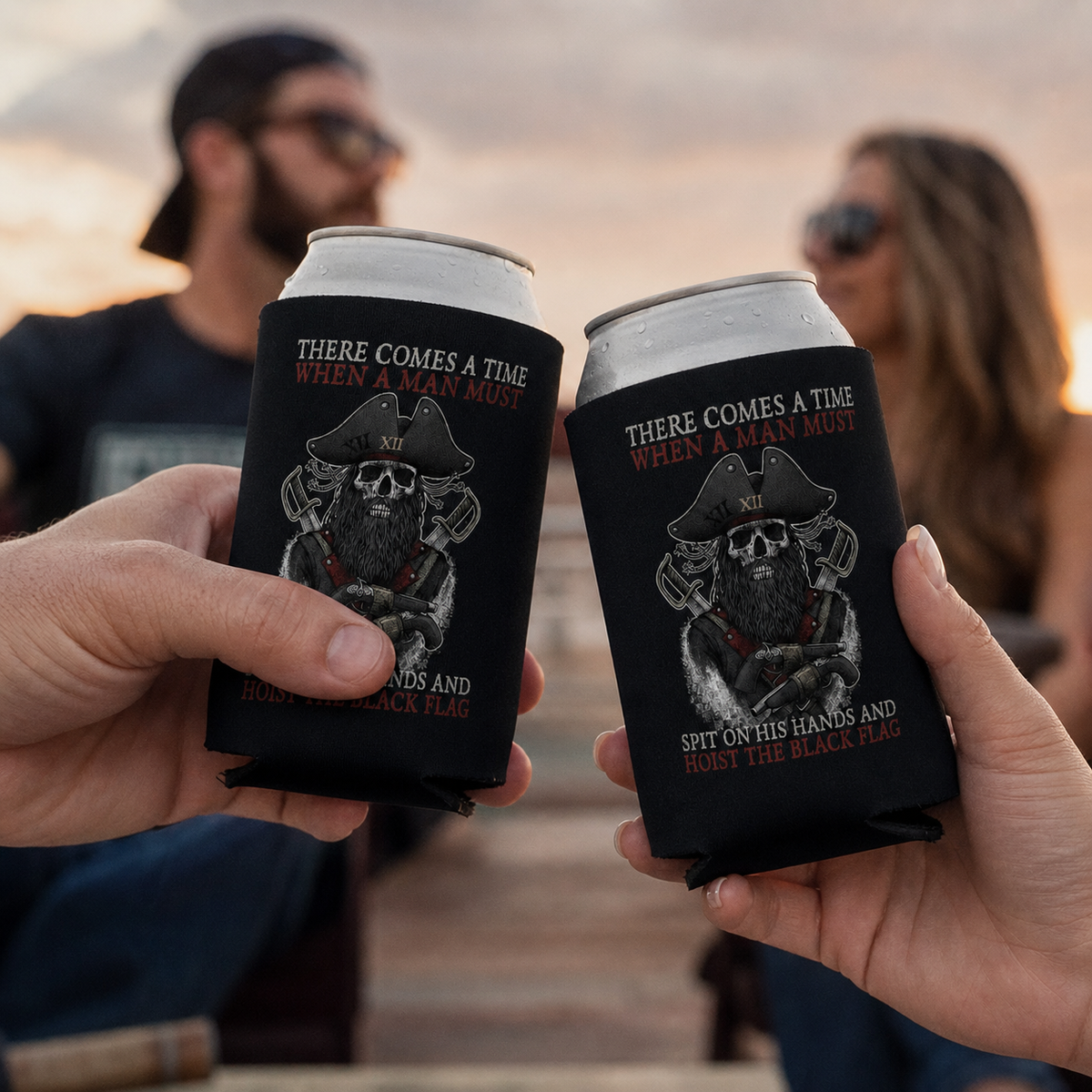 Hoist The Black Flag - Can Cooler 6-Pack
