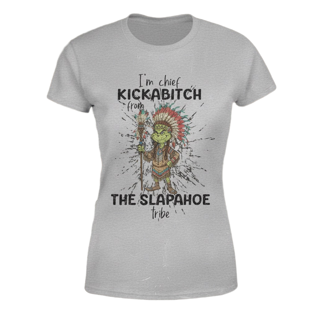 Chief Kickabitch distressed graphic women's T-shirt - view 2 - Reborn XII