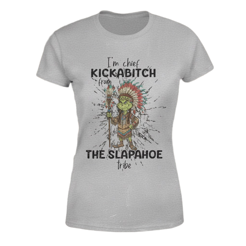 Chief Kickabitch distressed graphic women's T-shirt - view 2 - Reborn XII