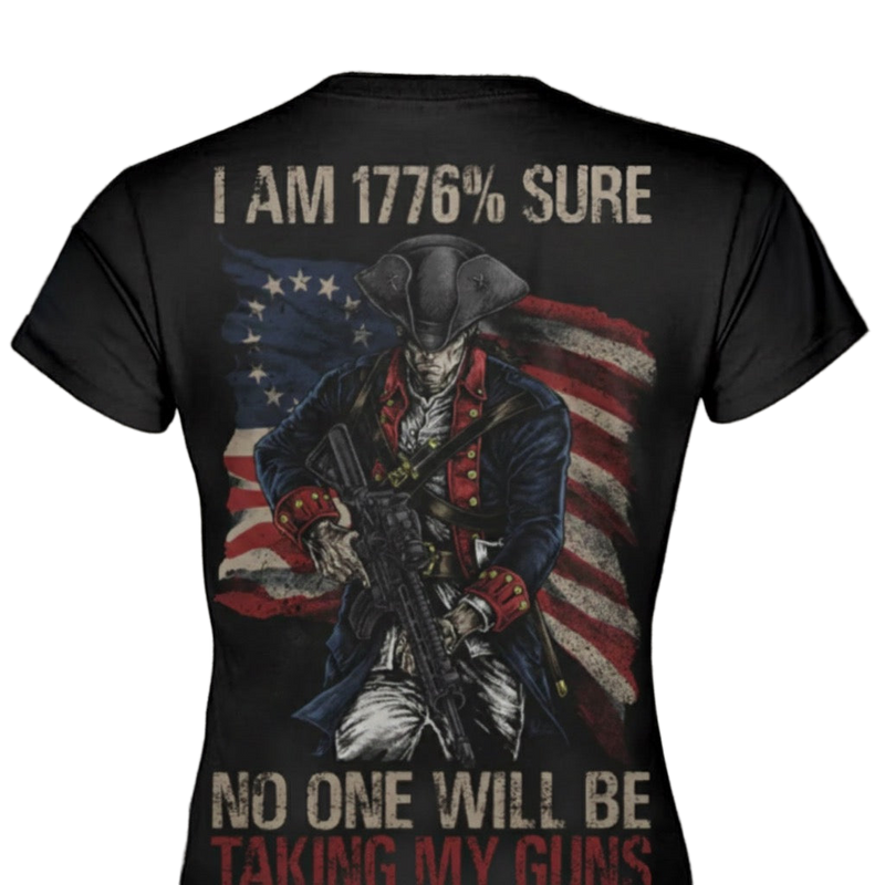 1776% Sure distressed graphic women's T-shirt - view 3 - Reborn XII