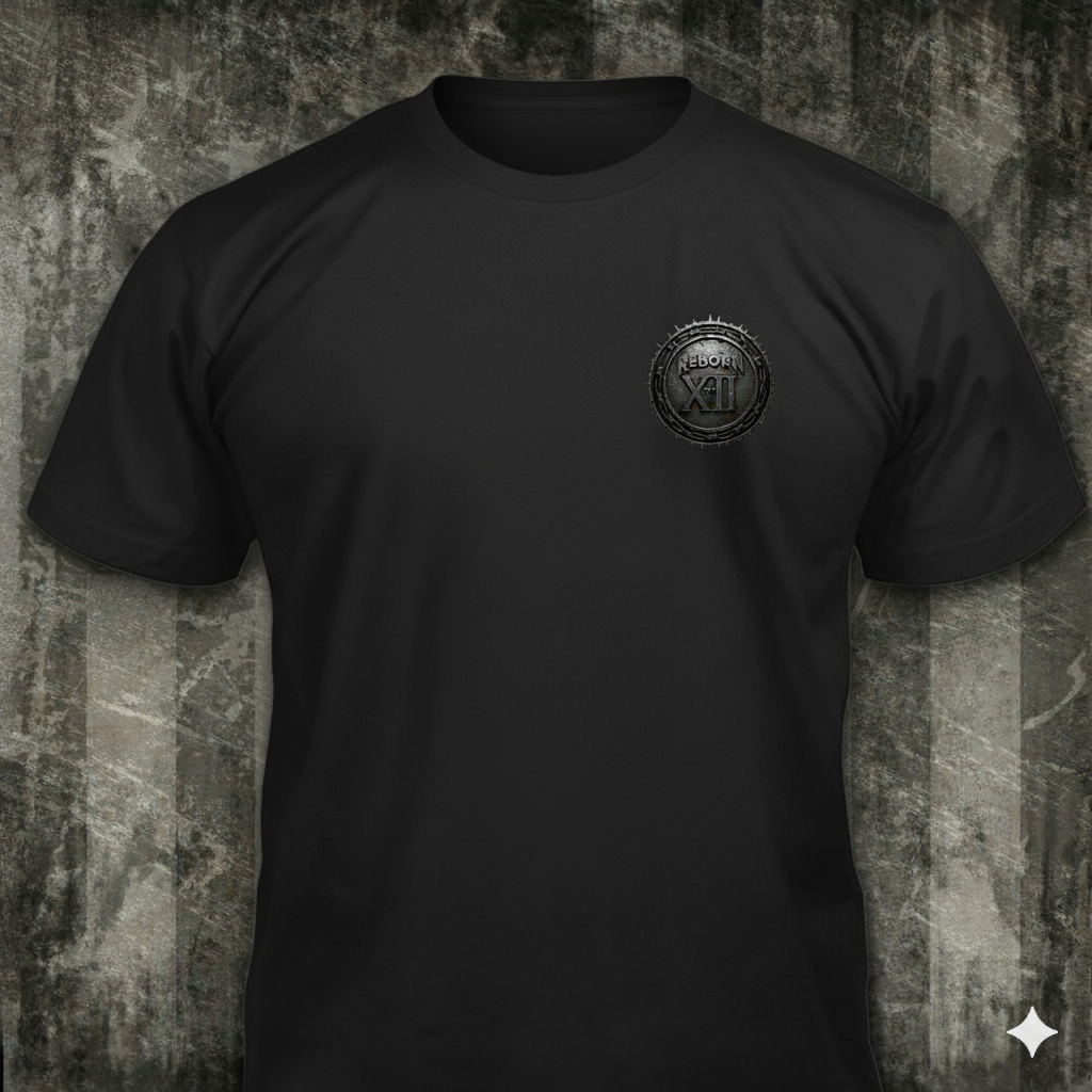 One Sin distressed graphic men's T-shirt - view 2 - Reborn XII