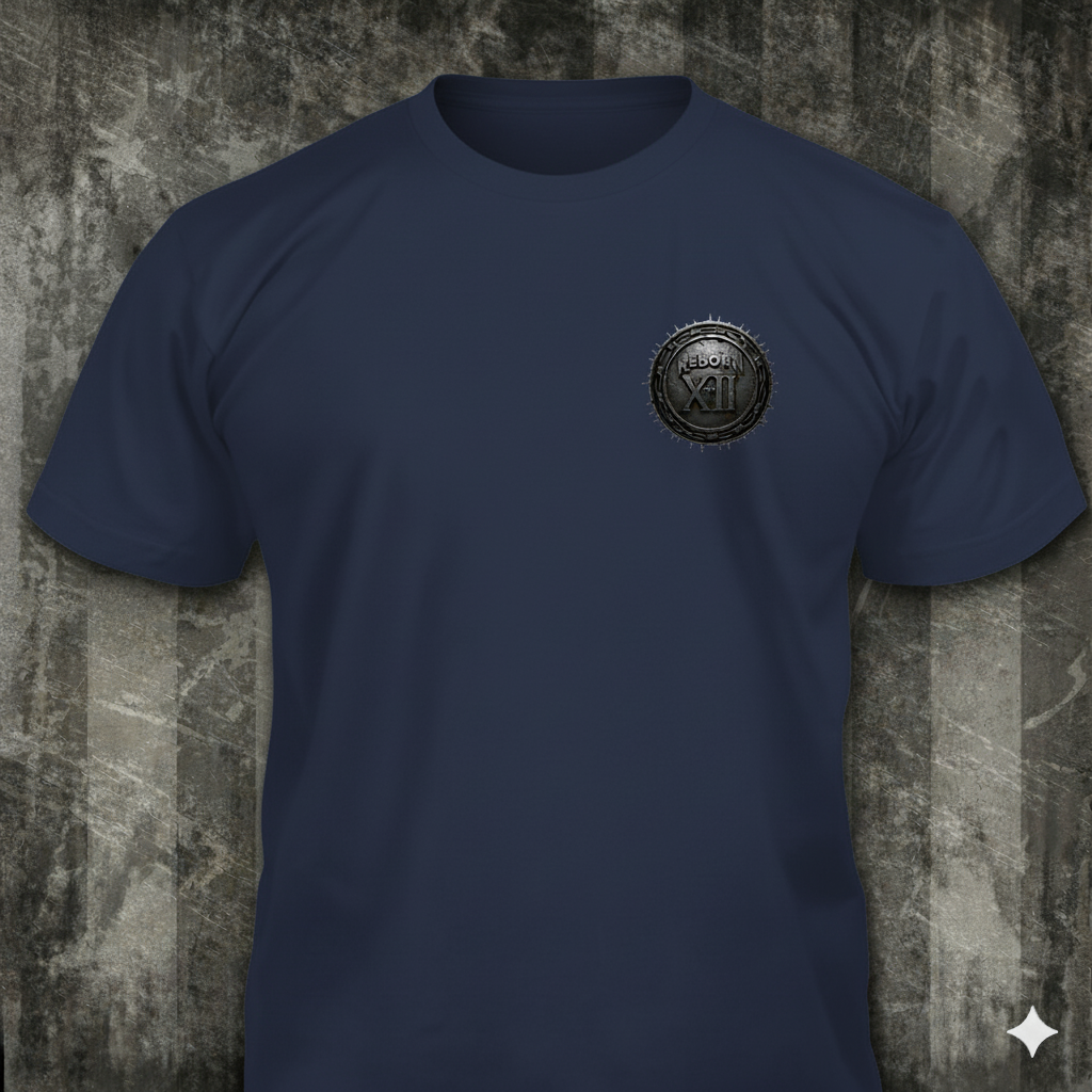 Faith Is My Compass distressed graphic men's T-shirt - view 2 - Reborn XII