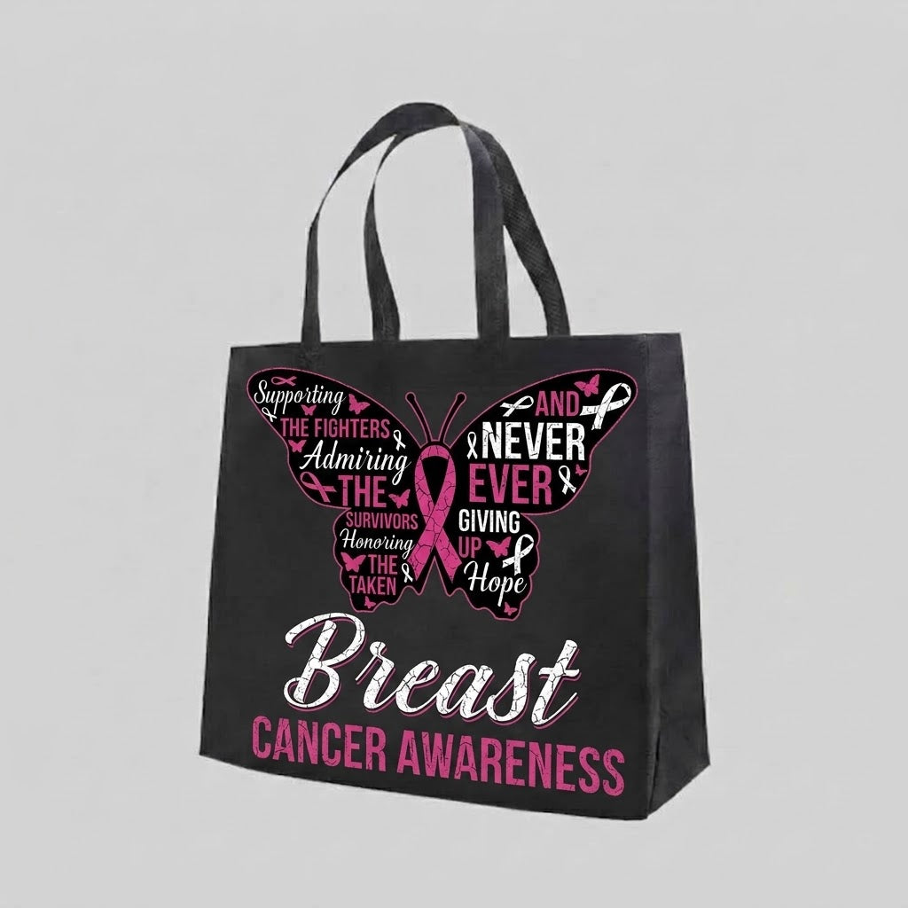 Never Giving Up Hope - Tote Bag — reusable tote bag with never giving up hope graphic — Reborn XII