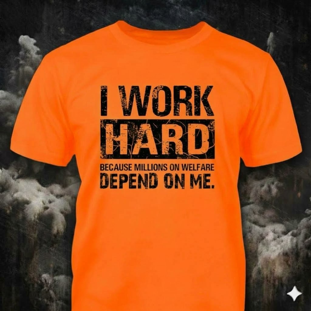 I Work Hard - Hi Vis