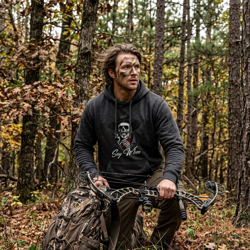 Say When distressed graphic unisex hoodie - view 9 - Reborn XII