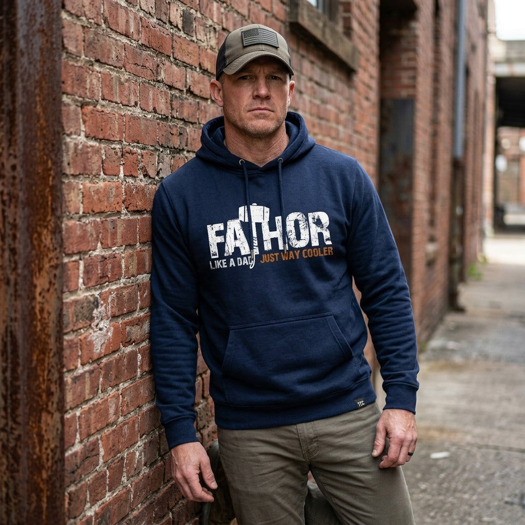 Fathor distressed graphic unisex hoodie - view 6 - Reborn XII