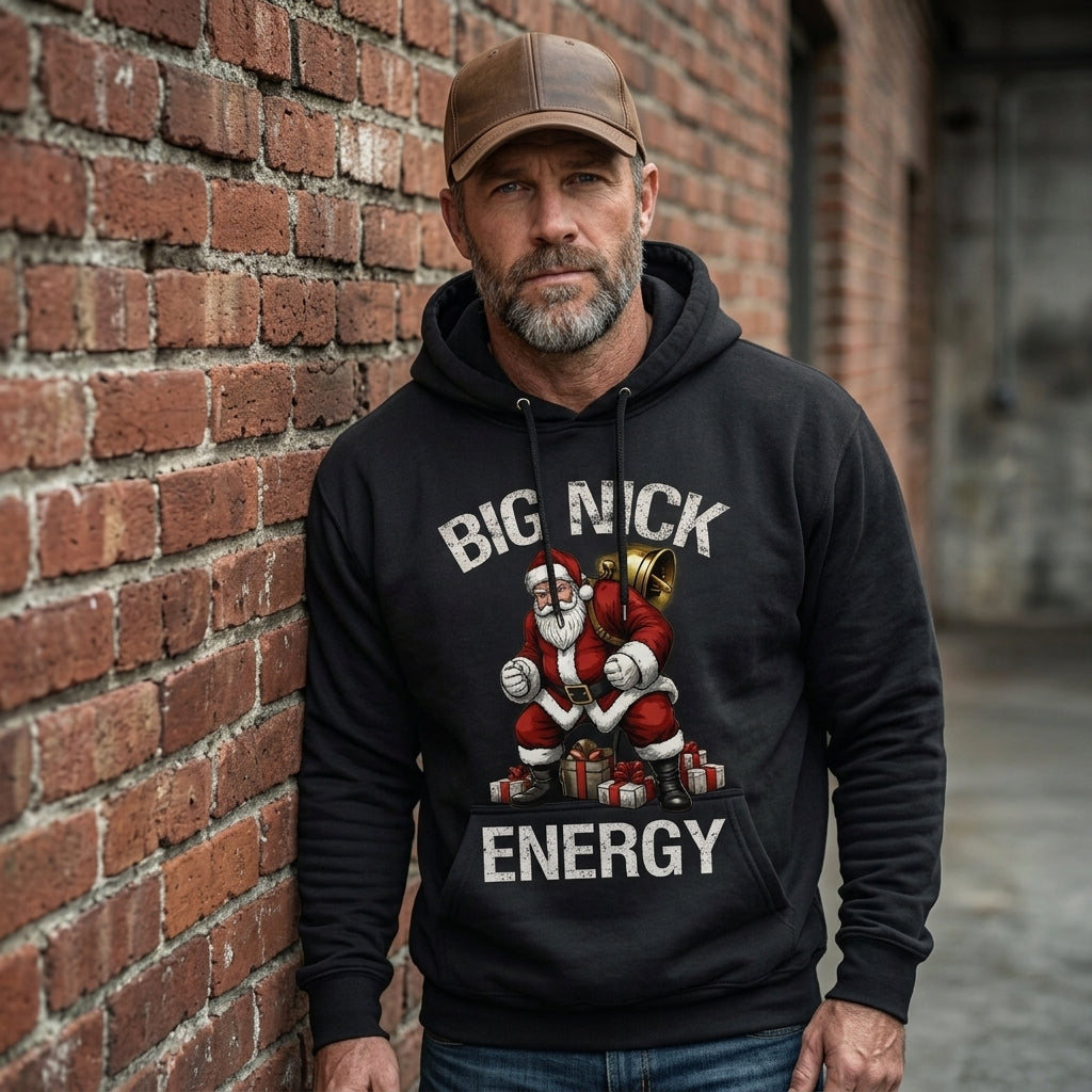 Big Nick Energy distressed graphic unisex hoodie - view 5 - Reborn XII