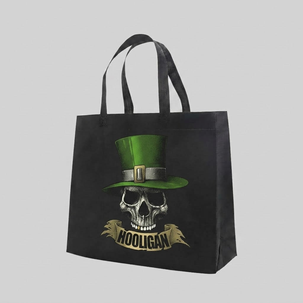 Hooligan - Tote Bag — reusable tote bag with Celtic and warrior graphic — Reborn XII