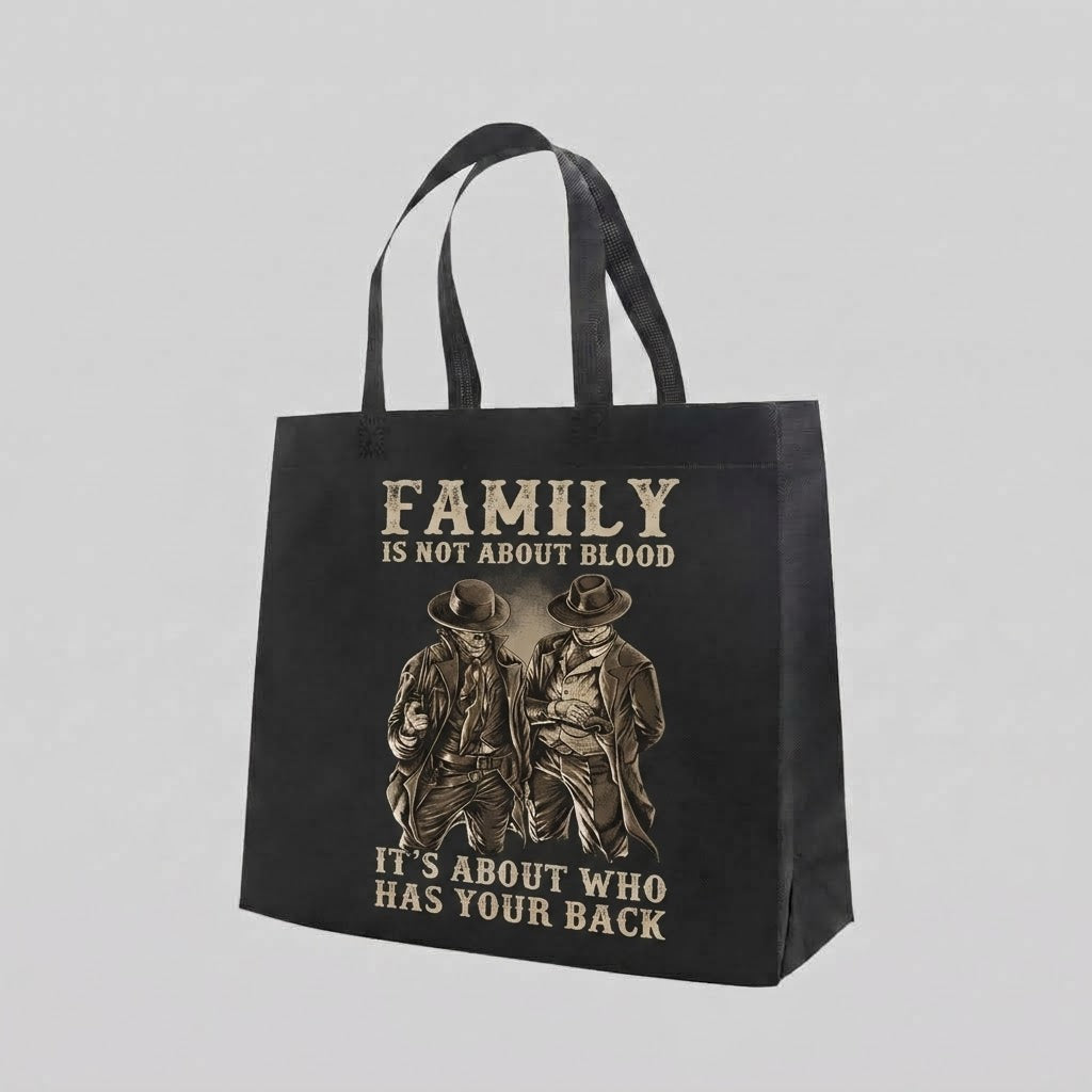 Family - Tote Bag — reusable tote bag with family graphic — Reborn XII
