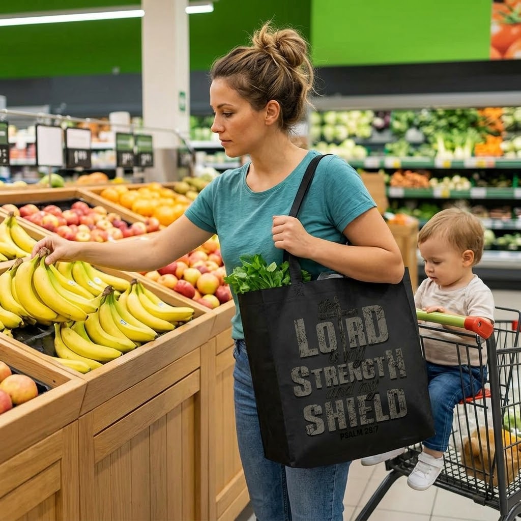 Lord Is My Strength - Tote Bag