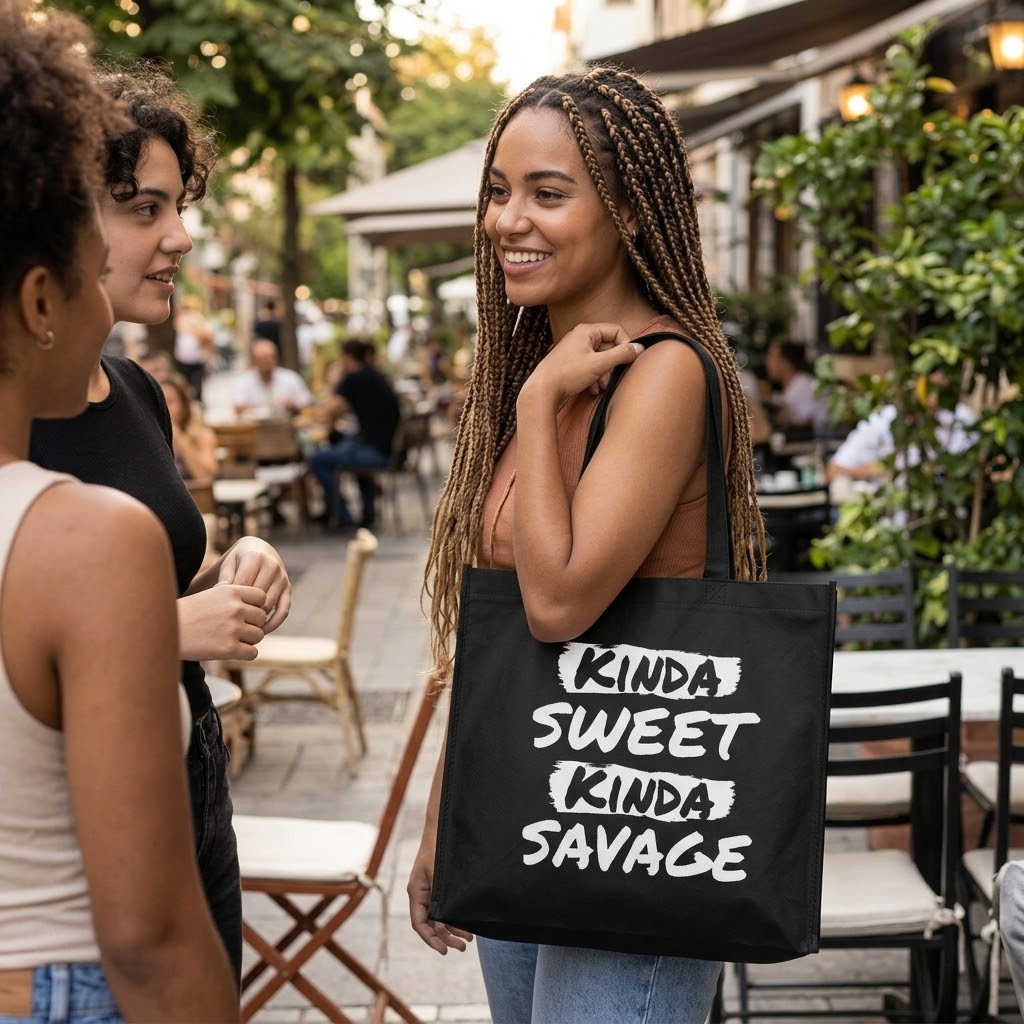 Kinda Sweet Kinda Savage - Tote Bag