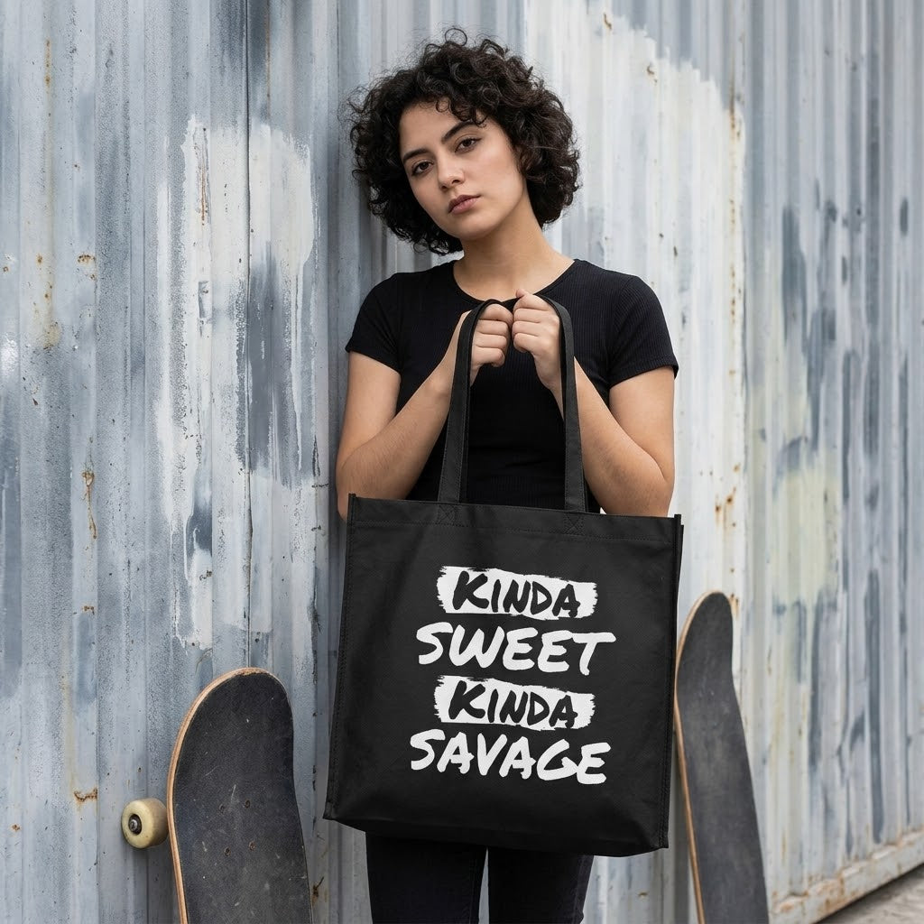Kinda Sweet Kinda Savage - Tote Bag