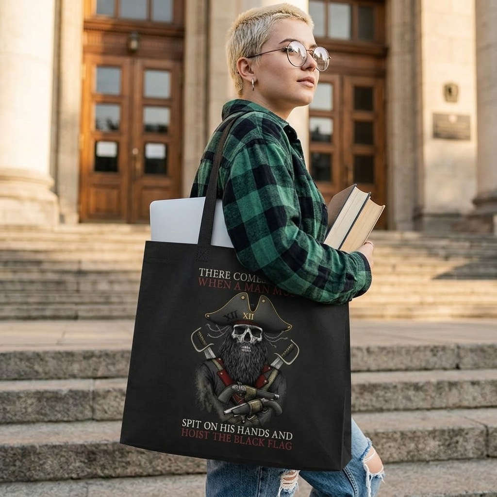 Hoist The Black Flag - Tote Bag