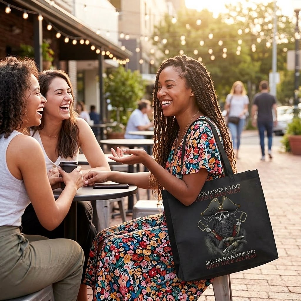 Hoist The Black Flag - Tote Bag