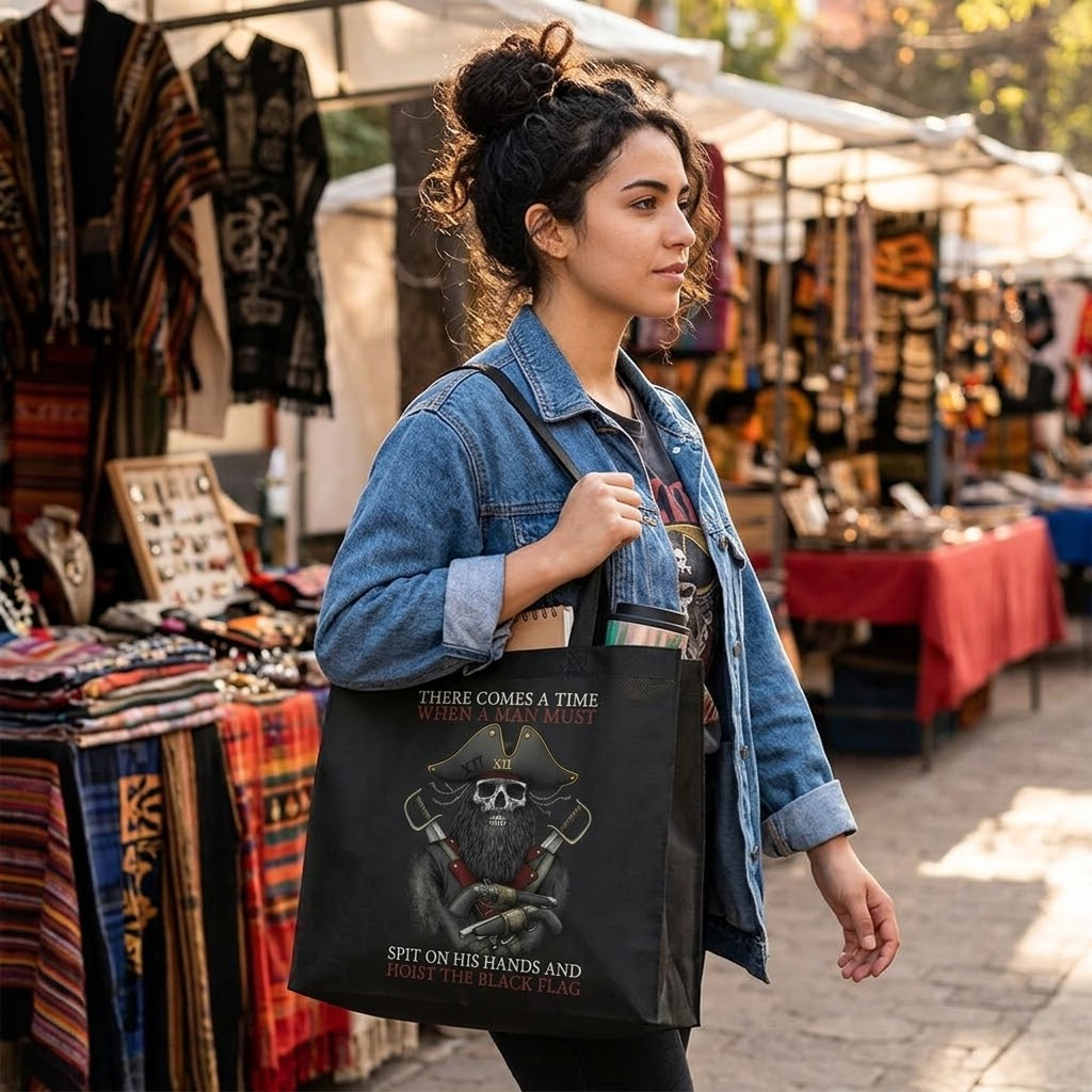 Hoist The Black Flag - Tote Bag