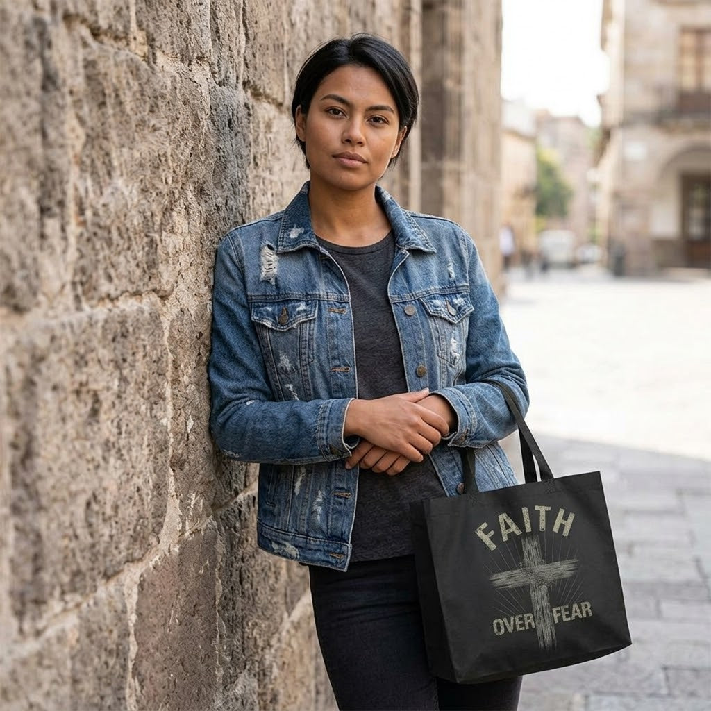 Faith Over Fear - Tote Bag