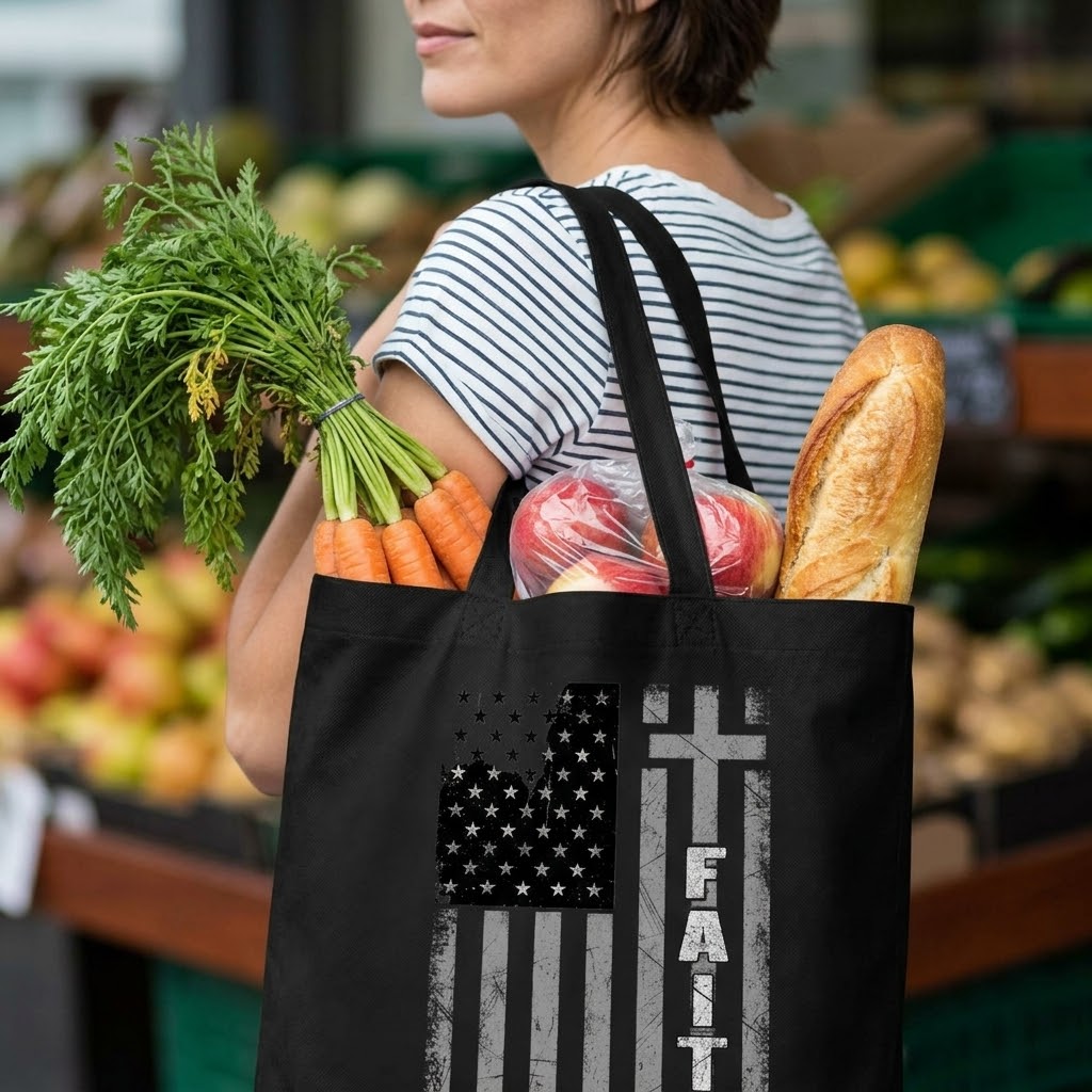 Cross Of Courage - Tote Bag