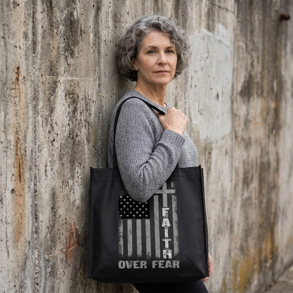 Cross Of Courage - Tote Bag