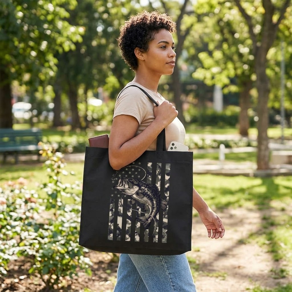Patriotic Catch - Tote Bag