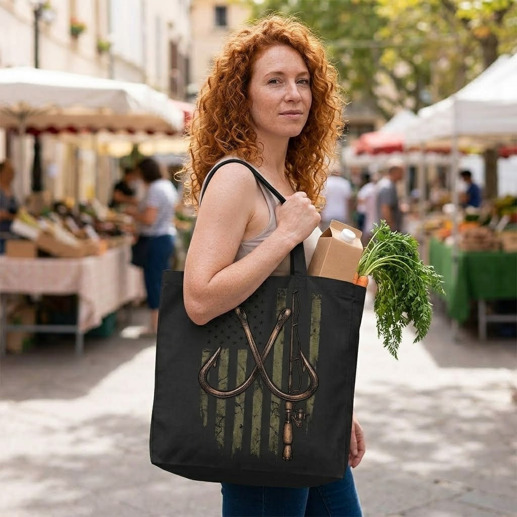 Patriotic Angler - Tote Bag