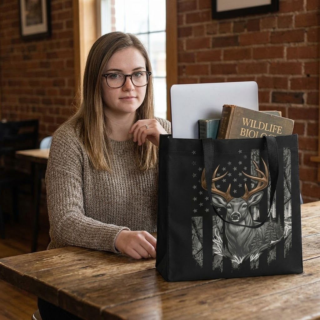 Patriotic Woodsman - Tote Bag