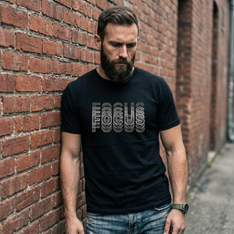 Coming Into Focus distressed graphic men's T-shirt - view 3 - Reborn XII