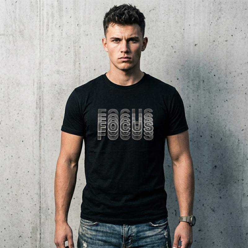 Coming Into Focus distressed graphic men's T-shirt - view 2 - Reborn XII