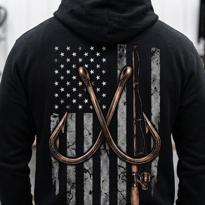 Patriotic Angler - Hoodie