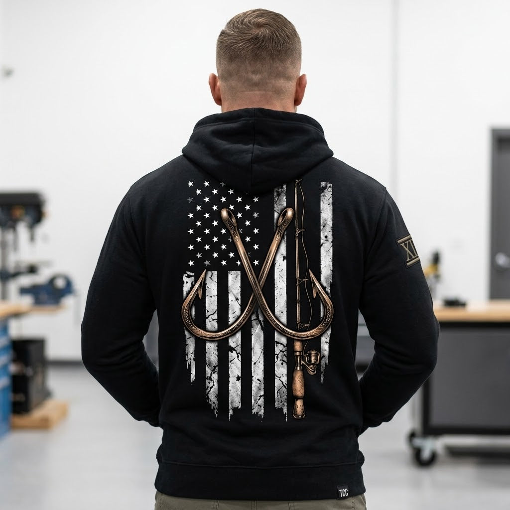 Patriotic Angler - Hoodie