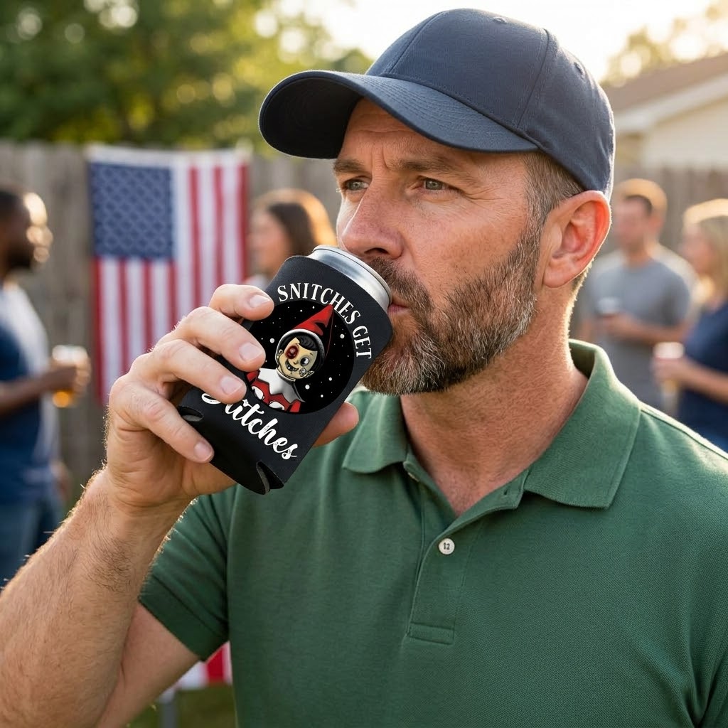 Snitches Get Stitches - Can Cooler 6-Pack