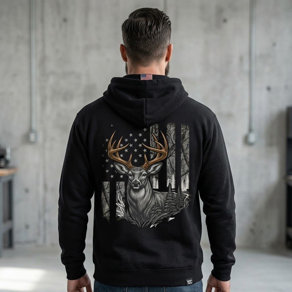 Patriotic Woodsman - Hoodie