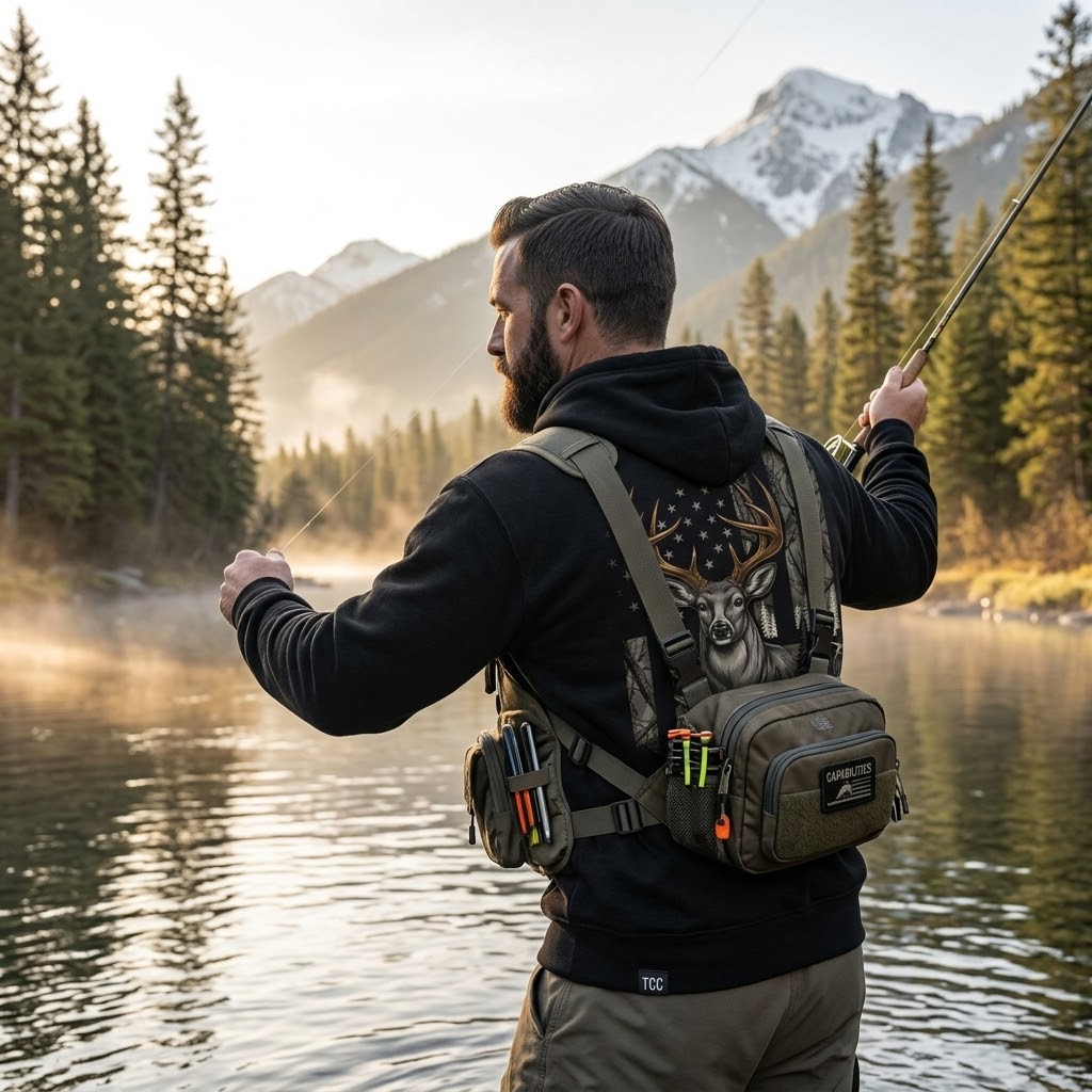 Patriotic Woodsman - Hoodie