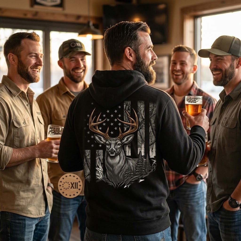 Patriotic Woodsman - Hoodie