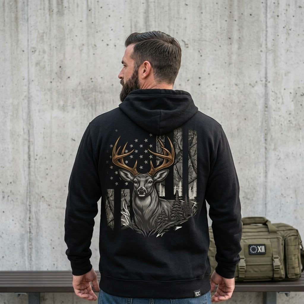 Patriotic Woodsman - Hoodie