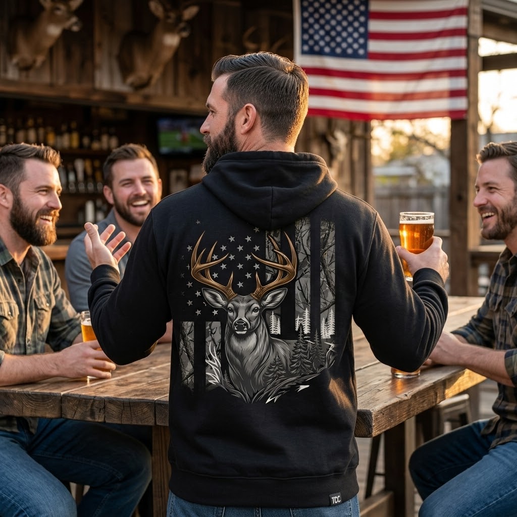 Patriotic Woodsman - Hoodie
