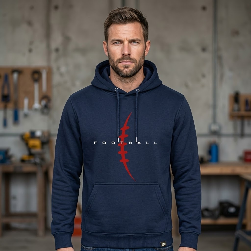 Red Laces Football - Hoodie