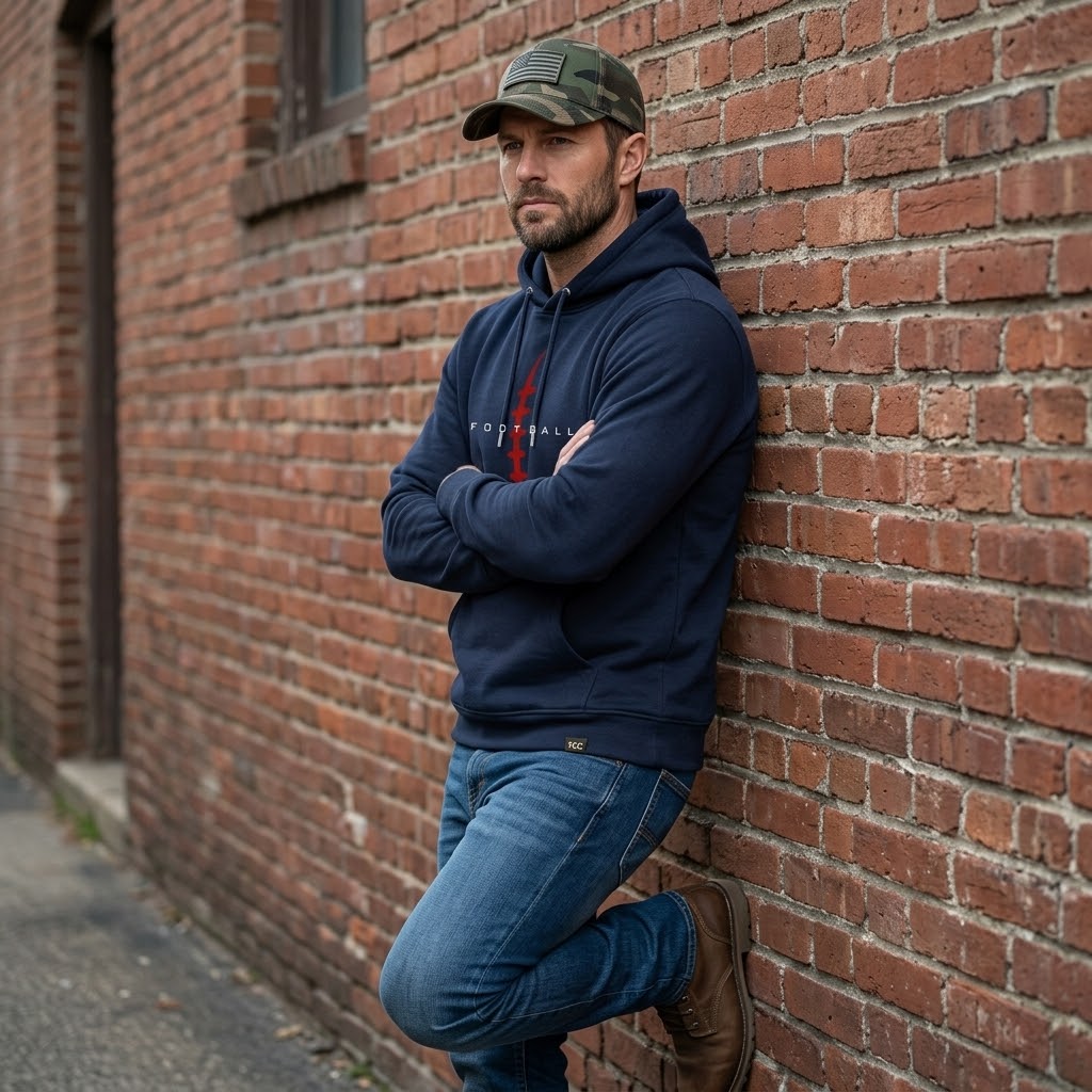 Red Laces Football - Hoodie
