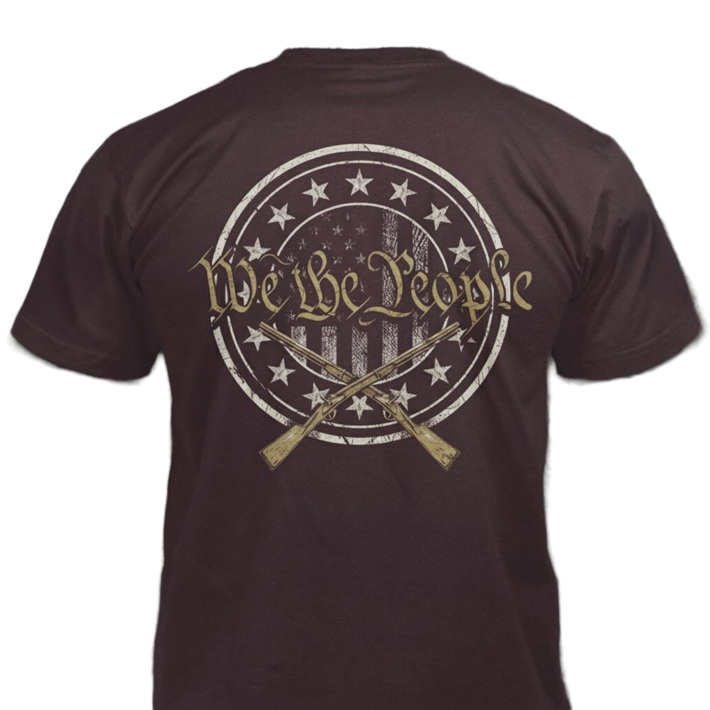 Circle Of Patriots distressed graphic men's T-shirt - view 7 - Reborn XII