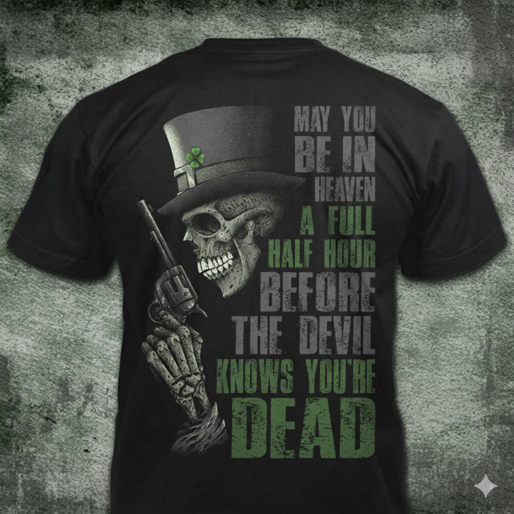 Irish Blessing distressed graphic men's T-shirt from Reborn XII