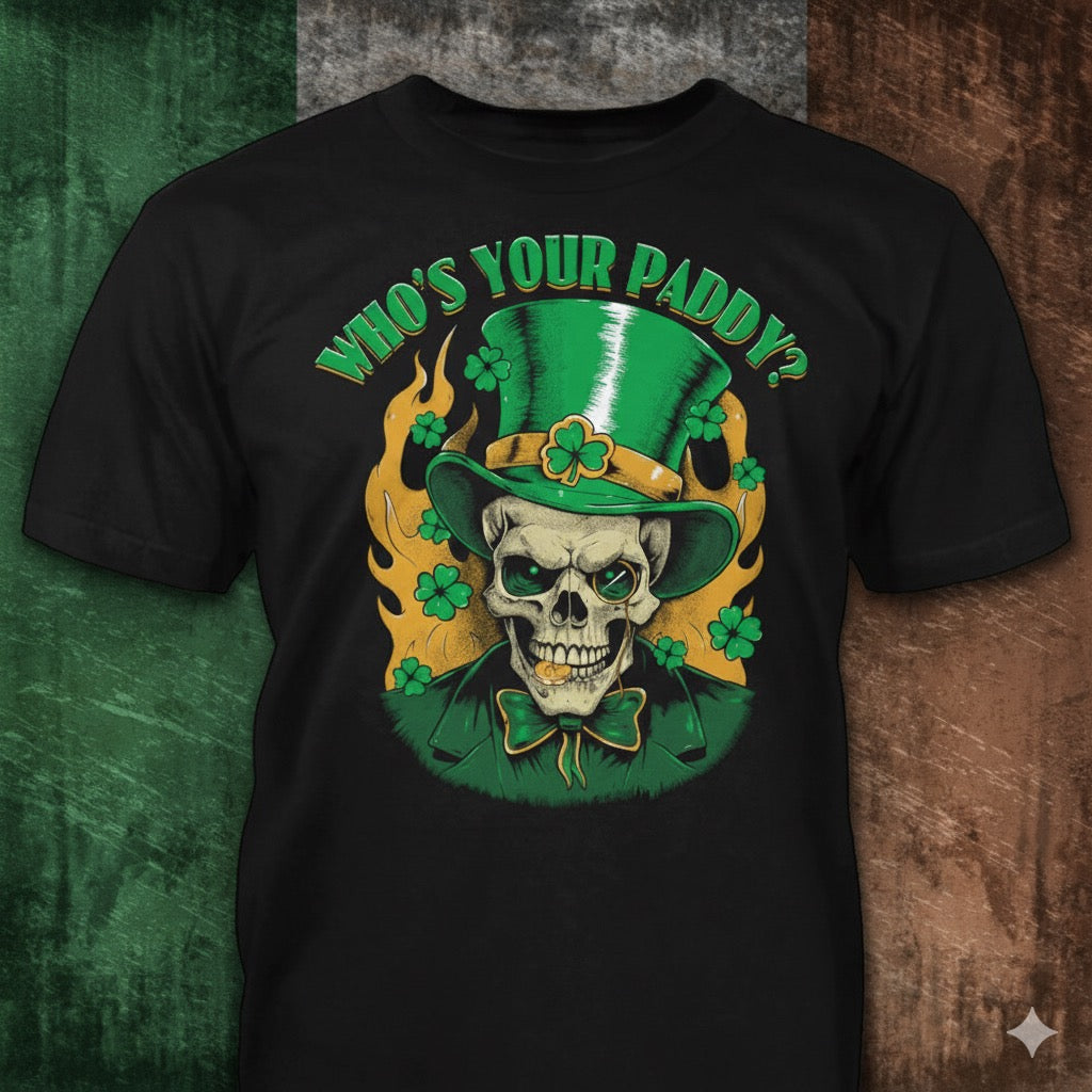 Irish Gentleman distressed graphic men's T-shirt from Reborn XII