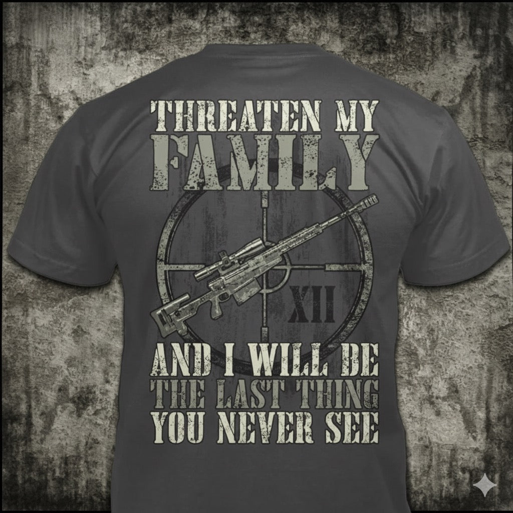 Last Thing You Never See distressed graphic men's T-shirt from Reborn XII