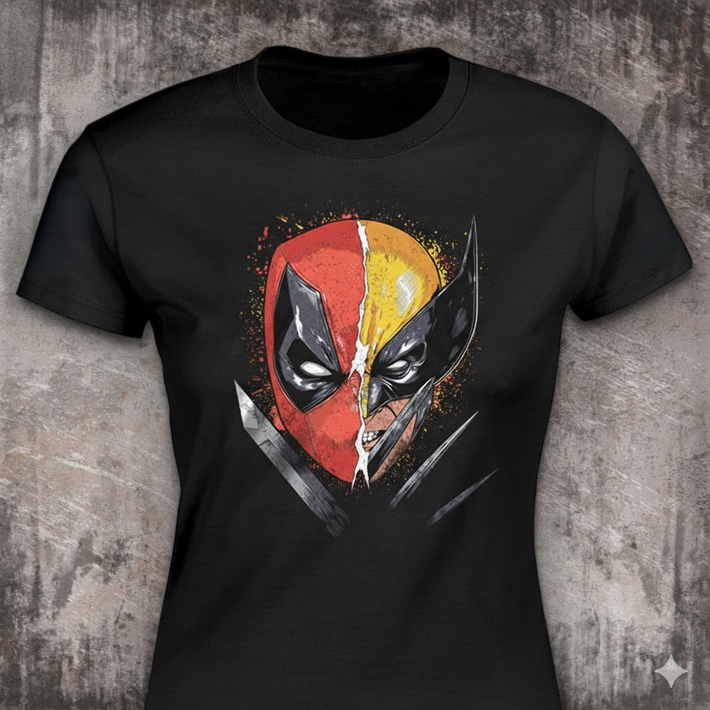 Mercenary Mutant distressed graphic women's T-shirt from Reborn XII