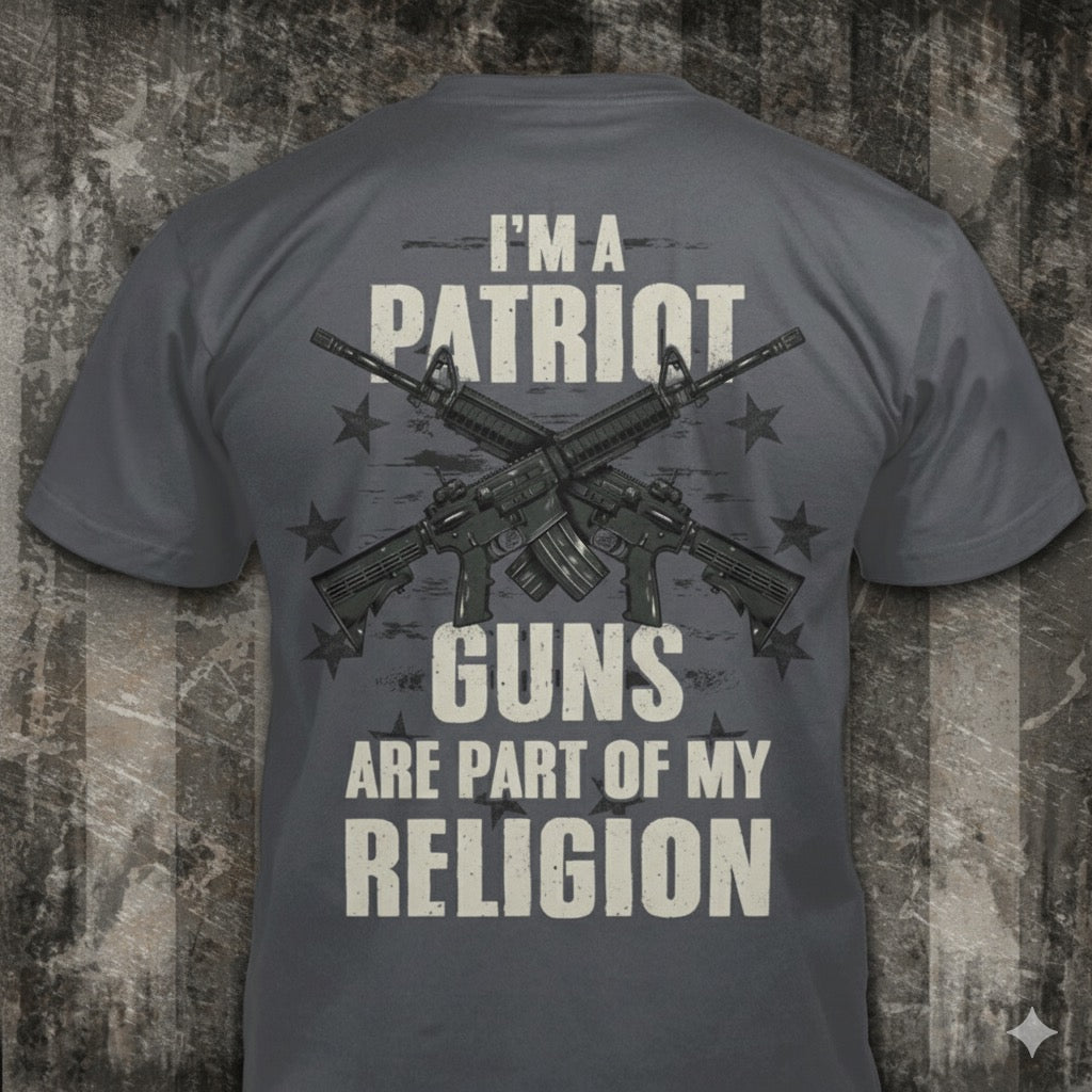 Part Of My Religion distressed graphic men's T-shirt from Reborn XII